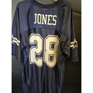 Dallas COWBOYS‎ #28 JONES NFL TEAM Apparel Adult L Unisex Jersey America's TEAM